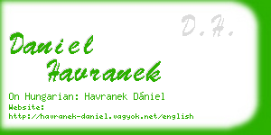 daniel havranek business card